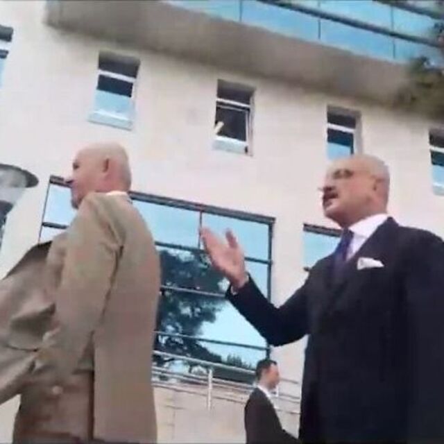 TBMM'deki tartışma bahçeye yansıdı