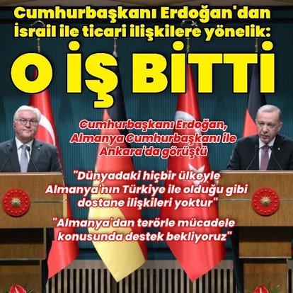 Almanya Cumhurbaşkanı Ankara'da