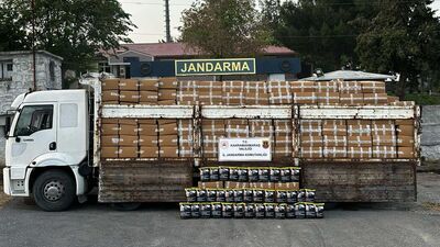 6 ton kaçak kıyılmış tütün ele geçirildi