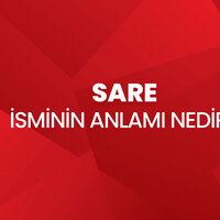 Sare isminin anlamı nedir?