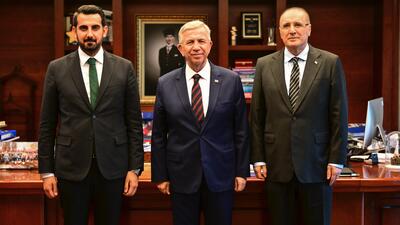 Ciner Medya'dan Mansur Yavaş'a ziyaret