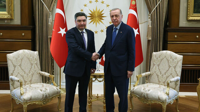 Cumhurbaşkanı Erdoğan, Kazakistan Başbakanı'nı kabul etti