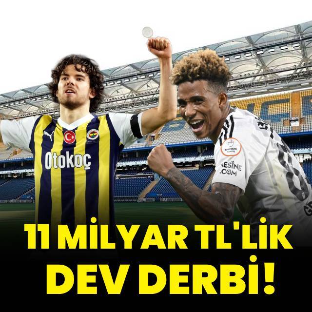 11 milyar 915 milyon TL'lik derbi!