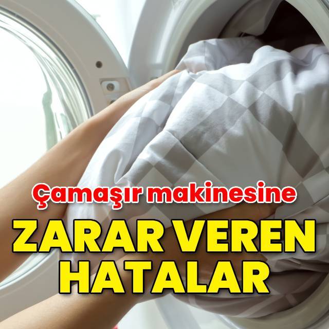 Çamaşır makinesine zarar verebilecek hatalar!