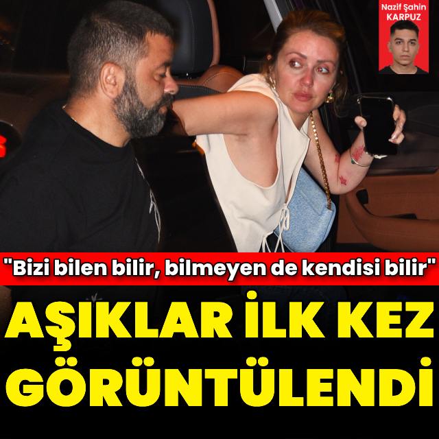 Aşıklar ilk kez görüntülendi