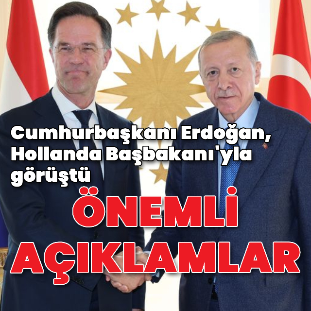 Cumhurbaşkanı Erdoğan'dan açıklamalar