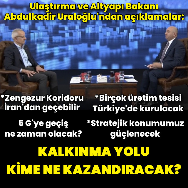 Bakan Uraloğlu'ndan açıklamalar