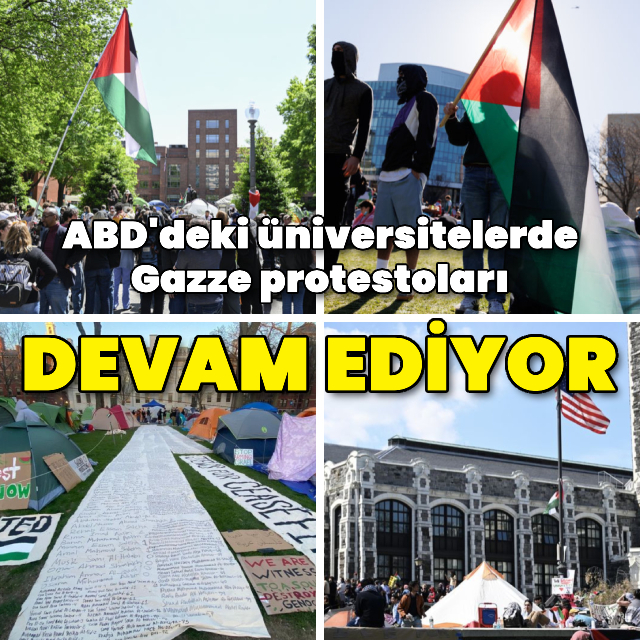 ABD'de Gazze protestoları devam ediyor