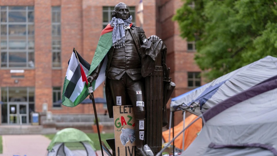 ABD'de üniversitelerde Filistin'e destek: Öğrenciler engel tanımıyor