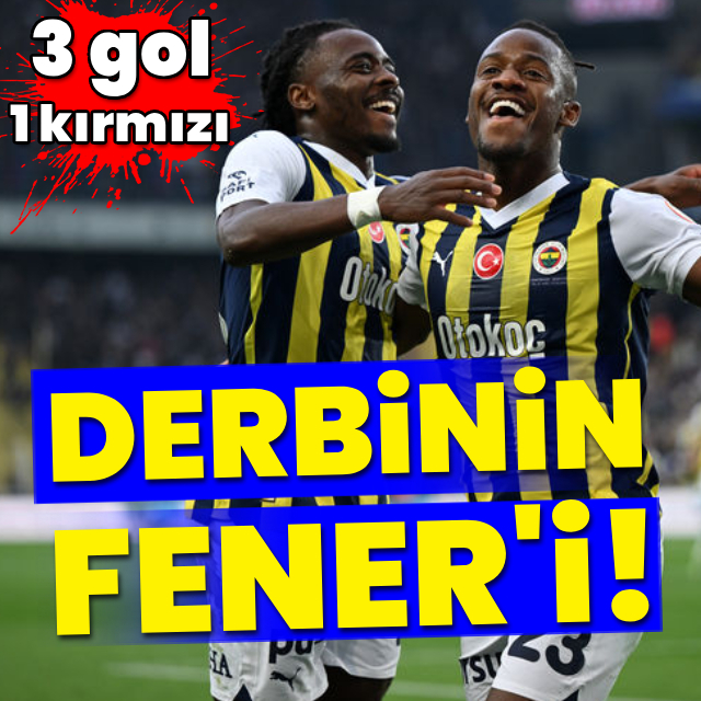 Derbide zafer Fenerbahçe'nin!