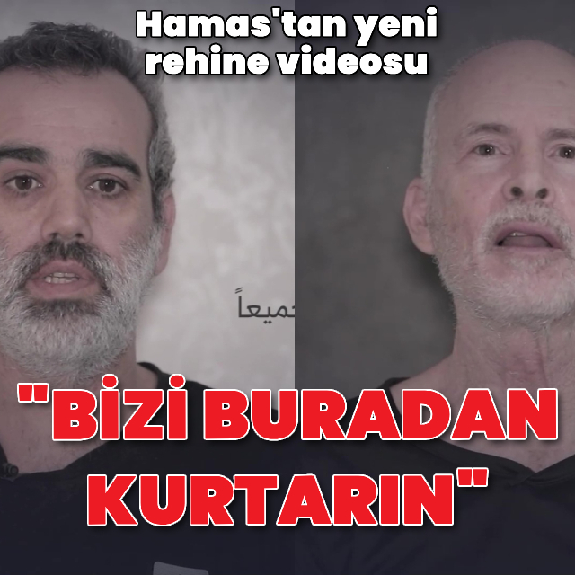 Hamas iki rehinenin videosunu yayımladı