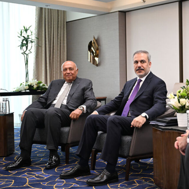 Bakan Fidan Gazze Temas Grubu toplantısına katıldı