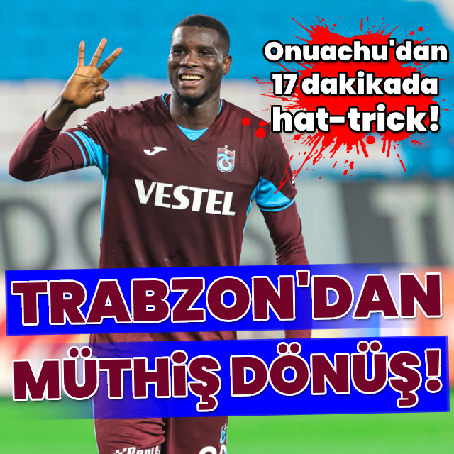Trabzon'dan müthiş dönüş!