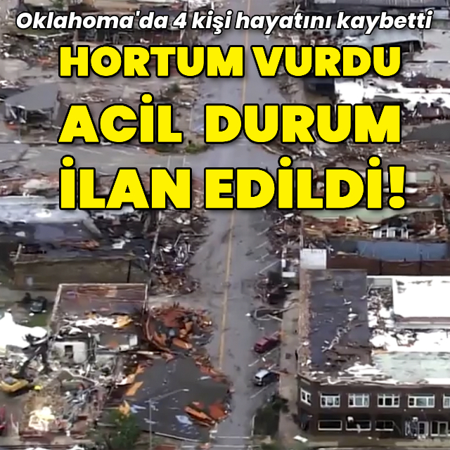 Hortum vurdu, acil durum ilan edildi!