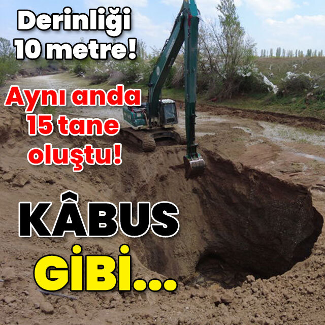 "Daha önce görmedik..." Aynı anda 15 tane oluştu! Kâbus gibi!