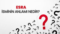 Esra isminin anlamı nedir?