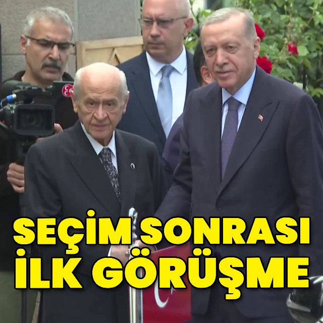 Cumhurbaşkanı Erdoğan ile Bahçeli görüştü