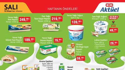 BİM aktüel ürünler kataloğu indirimleri