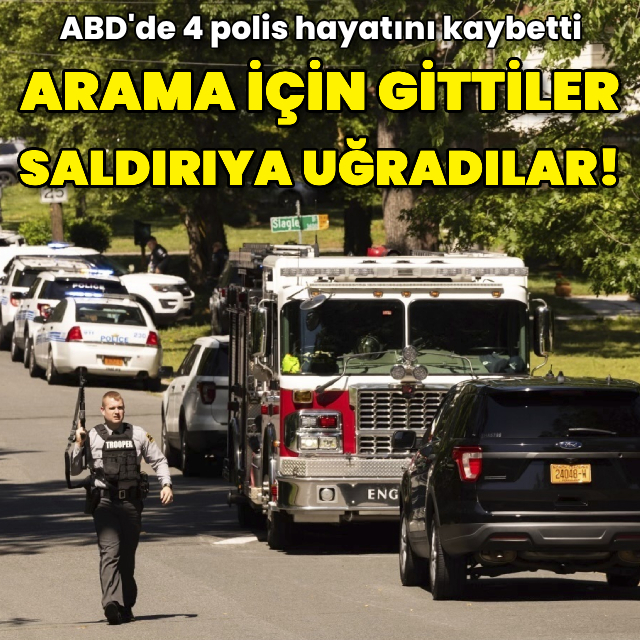 ABD'de polisler arama için gittikleri evde saldırıya uğradı