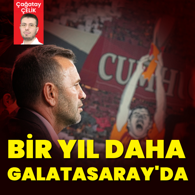 En az bir sene daha Galatasaray'da!