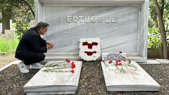45'inci yılında kabri başında anıldı