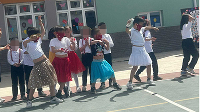 İlkokulda Hababam Sınıfı'ndaki sahneyi canlandıran müsamereye soruşturma