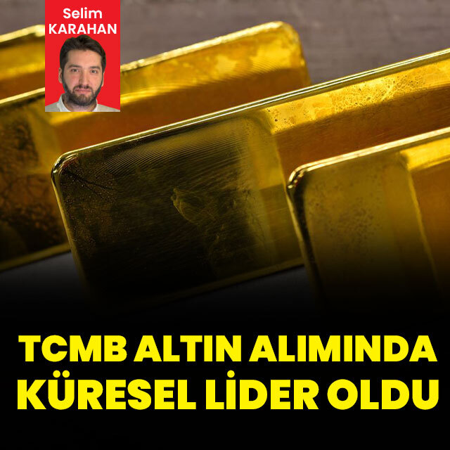 TCMB altın alımlarında küresel lider