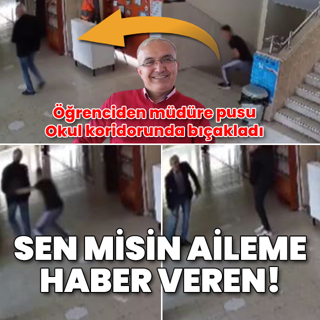 Elektronik sigarayla yakalandı: Müdür yardımcısını bıçakladı