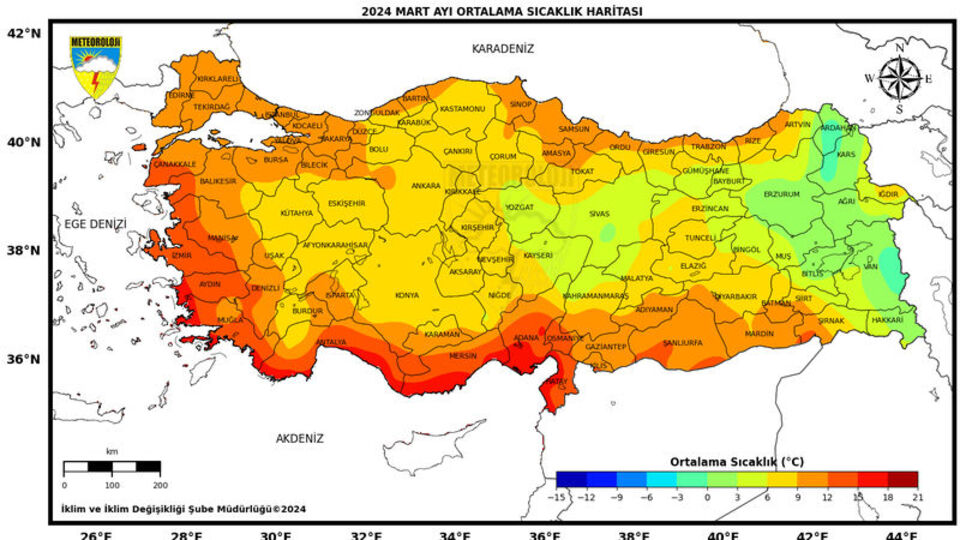 Mart ayında endişelendiren sıcaklık!