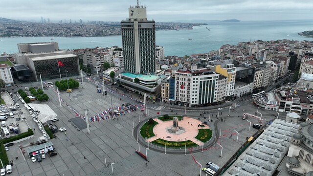 Havadan Taksim Meydanı
