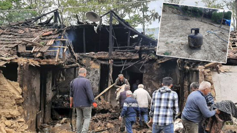 Yeni aldığı tüpü çakmakla kontrol etti! Evi başına yıkıldı!