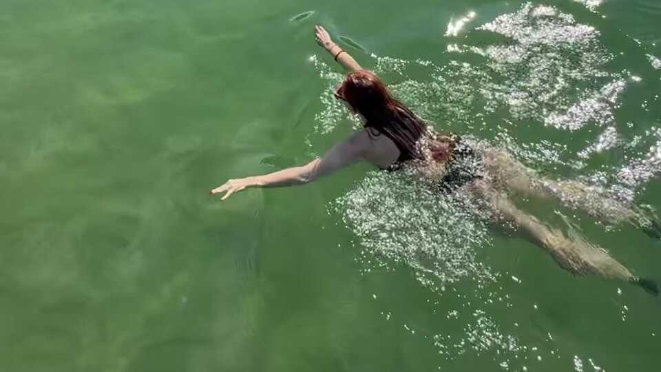 Eksi 15'te göle girdi