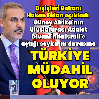 Bakan Fidan'dan açıklamalar