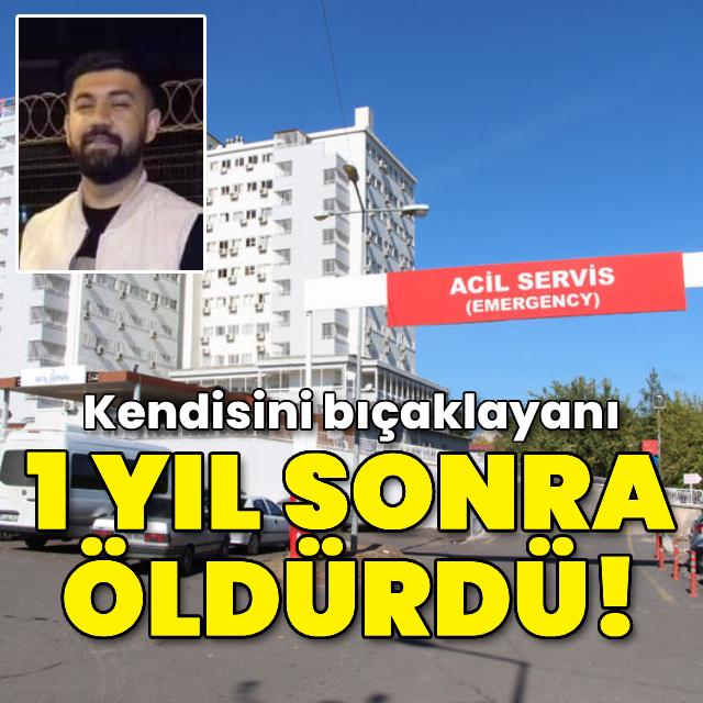 Kendisini bıçaklayanı 1 yıl sonra öldürdü