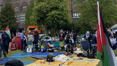 İngiltere'deki üniversitelerde Filistin eylemleri