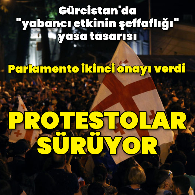 Gürcistan'da tartışmalı tasarıya ikinci onay