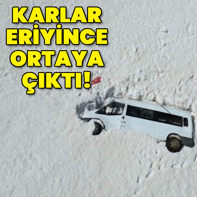 Karlar eriyince ortaya çıktı!