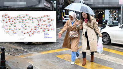 Meteoroloji saat verdi! 15 kent için "sarı" alarm! Cumaya dikkat!