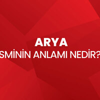 Arya isminin anlamı nedir?