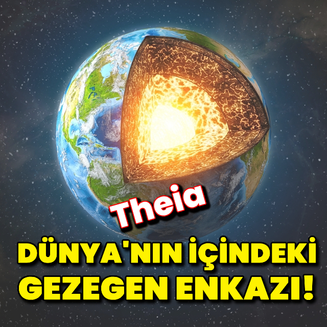 Dünya'nın içindeki gezegen enkazı: Theia!
