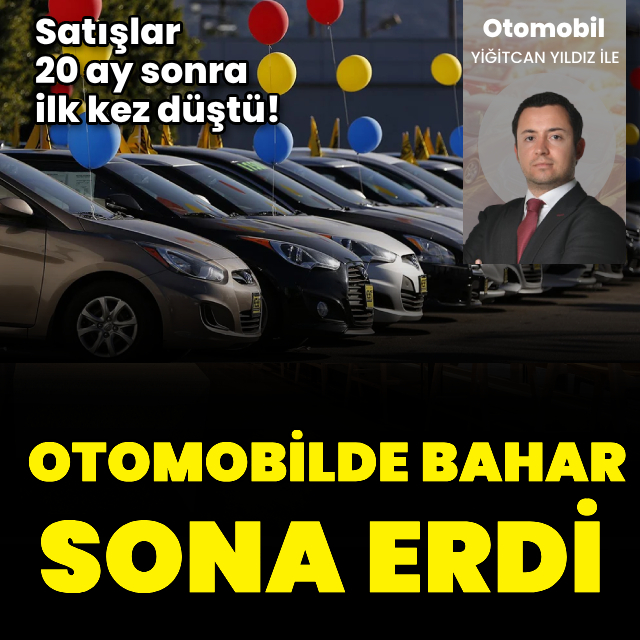 Otomobil satışlarında sert düşüş