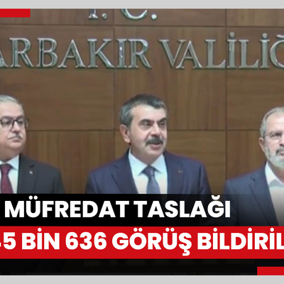 Bakan Tekin: Yeni müfredat taslağı için 45 bin 636 görüş bildirildi