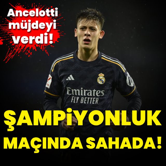 Şampiyonluk maçında sahada!