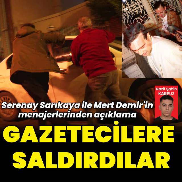 Gazetecilere saldırı