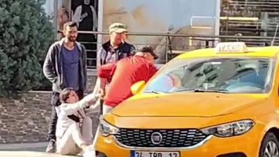 Bir kadını zorla taksiye bindirmişti, yakalandı