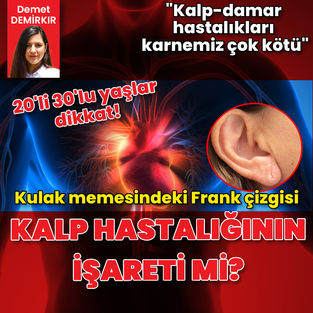 Kulak memesindeki Frank çizgisi kalp hastalığının işareti mi?