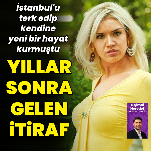 Yıllar sonra gelen itiraf
