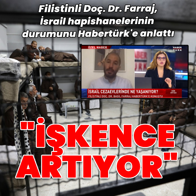 "İsrail hapishanelerde işkence dozunu artırdı"