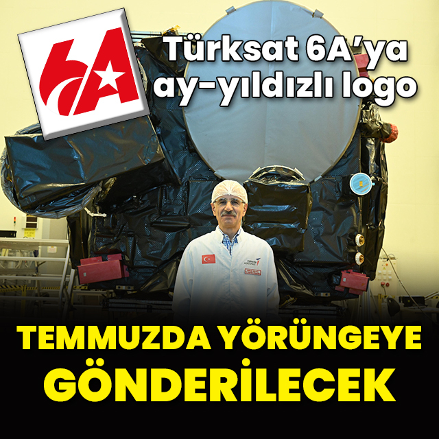 Türksat 6A'ya yeni logo