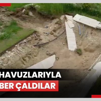 Çatalca’da ilginç hırsızlık: 5 evi havuzlarıyla beraber çaldılar